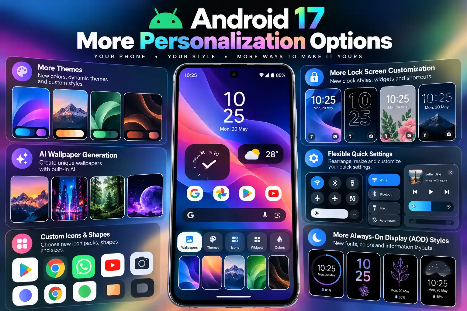Android 17 floating app bubbles